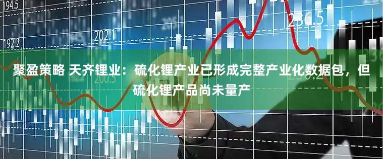 聚盈策略 天齐锂业：硫化锂产业已形成完整产业化数据包，但硫化锂产品尚未量产